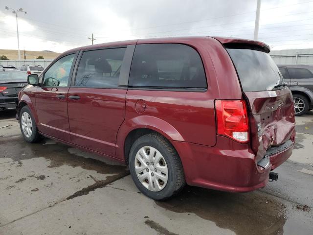 2C4RDGBG9KR503940 - 2019 DODGE GRAND CARA SE BURGUNDY photo 2