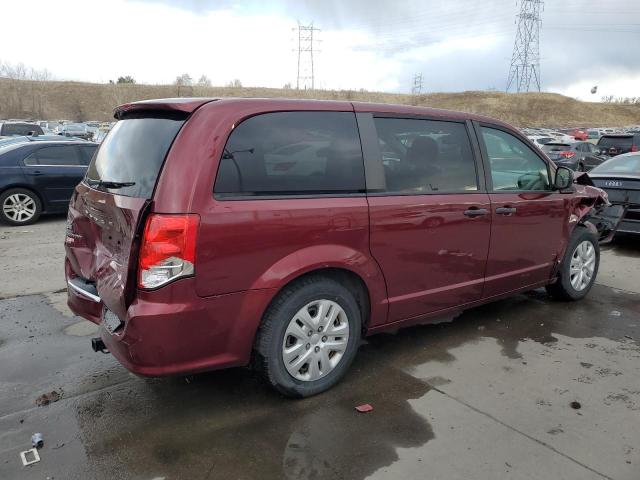 2C4RDGBG9KR503940 - 2019 DODGE GRAND CARA SE BURGUNDY photo 3