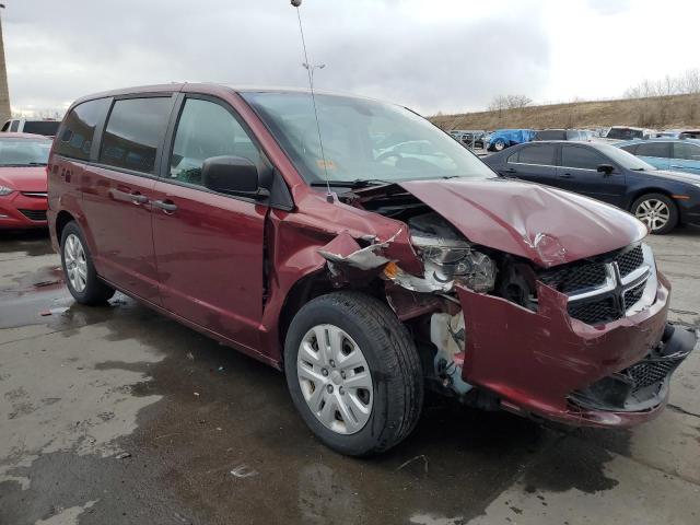 2C4RDGBG9KR503940 - 2019 DODGE GRAND CARA SE BURGUNDY photo 4