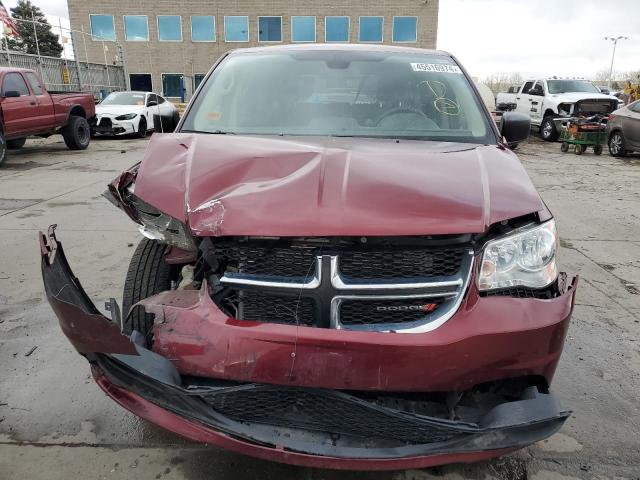 2C4RDGBG9KR503940 - 2019 DODGE GRAND CARA SE BURGUNDY photo 5