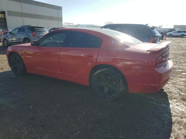 2C3CDXCT2EH368316 - 2014 DODGE CHARGER R/T RED photo 2