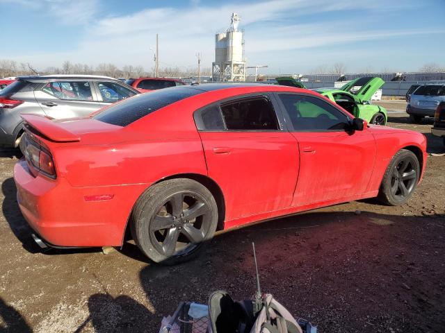 2C3CDXCT2EH368316 - 2014 DODGE CHARGER R/T RED photo 3