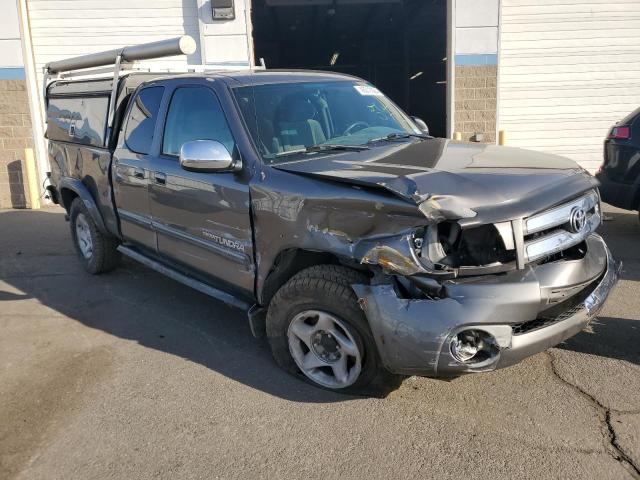 5TBBT44134S448903 - 2004 TOYOTA TUNDRA ACCESS CAB SR5 GRAY photo 4