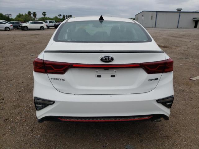 3KPF34AD8ME381765 - 2021 KIA FORTE GT LINE WHITE photo 6