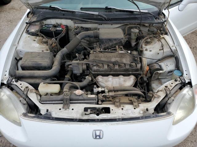 JHMEH6140VS002392 - 1997 HONDA CIVIC DEL SOL S WHITE photo 11