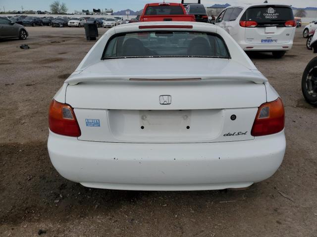 JHMEH6140VS002392 - 1997 HONDA CIVIC DEL SOL S WHITE photo 6