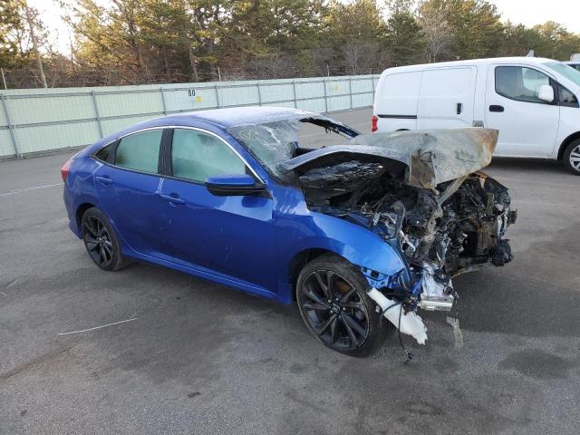 19XFC2F82KE201192 - 2019 HONDA CIVIC SPORT 蓝色 照片 4