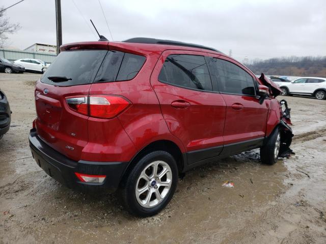 MAJ6S3GL0LC370881 - 2020 FORD ECOSPORT SE Rouge photo 3