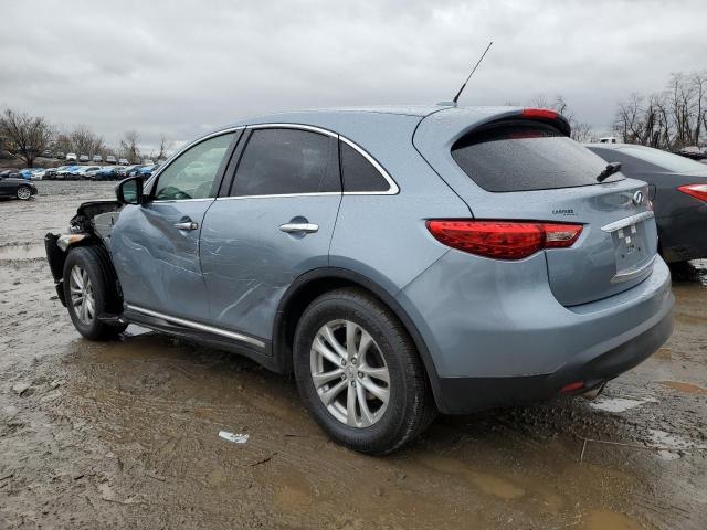 JN8CS1MU1HM143381 - 2017 INFINITI QX70 BLUE photo 2