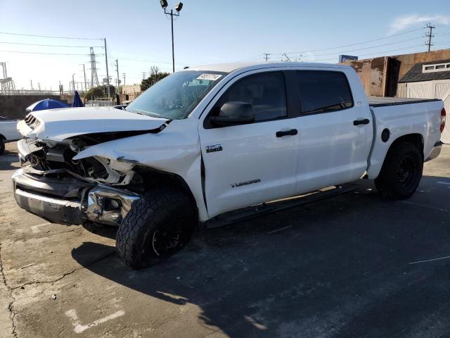 5TFEY5F16EX150785 - 2014 TOYOTA TUNDRA CREWMAX SR5 WHITE photo 1