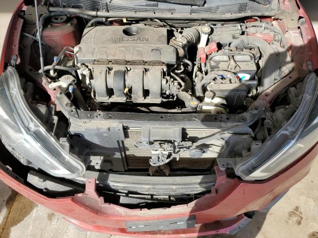 3N1AB7AP7HY312775 - 2017 NISSAN SENTRA S RED photo 11