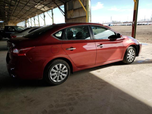 3N1AB7AP7HY312775 - 2017 NISSAN SENTRA S RED photo 3