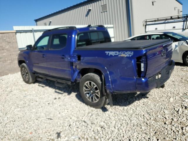 3TMCZ5AN8NM474616 - 2022 TOYOTA TACOMA DOUBLE CAB BLUE photo 2