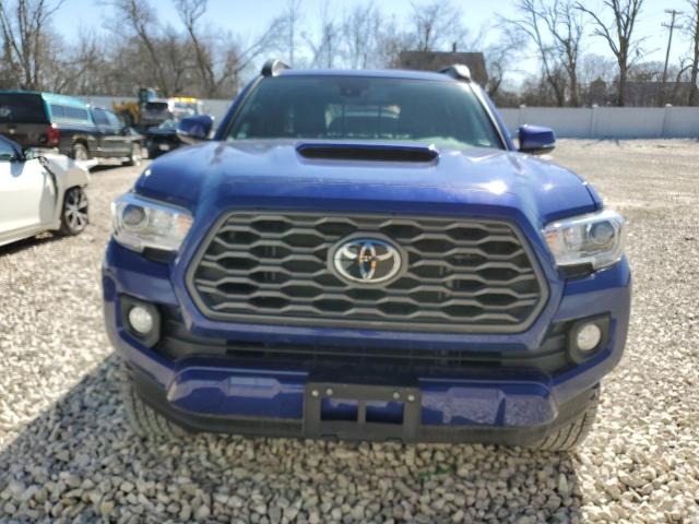 3TMCZ5AN8NM474616 - 2022 TOYOTA TACOMA DOUBLE CAB BLUE photo 5