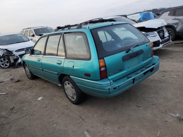 1FARP15JXRW322221 - 1994 FORD ESCORT LX GREEN photo 2