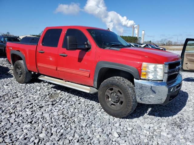 1GC4KXBG0AF155998 - 2010 CHEVROLET SILVERADO K2500 HEAVY DUTY LT RED photo 4