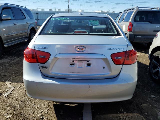 KMHDU46D08U579627 - 2008 HYUNDAI ELANTRA GLS SILVER photo 6