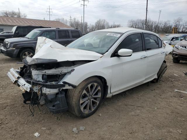 1HGCR2F50EA281561 - 2014 HONDA ACCORD SPORT WHITE photo 1