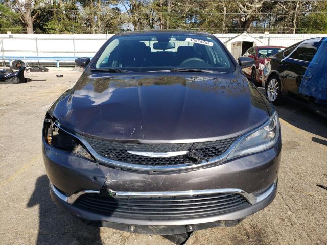 1C3CCCAB0FN637010 - 2015 CHRYSLER 200 LIMITED GRAY photo 5