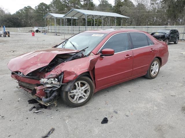 1HGCM56757A172873 - 2007 HONDA ACCORD EX RED photo 1