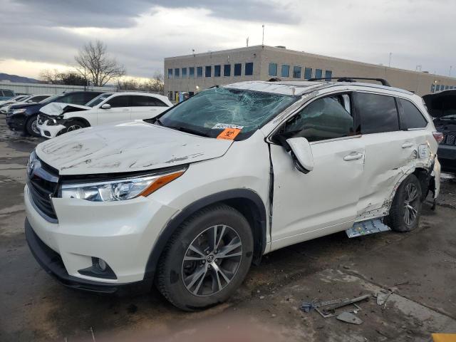 5TDJKRFH4GS268461 - 2016 TOYOTA HIGHLANDER XLE 白色 照片 1