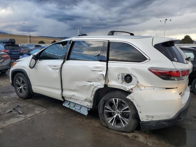 5TDJKRFH4GS268461 - 2016 TOYOTA HIGHLANDER XLE 白色 照片 2