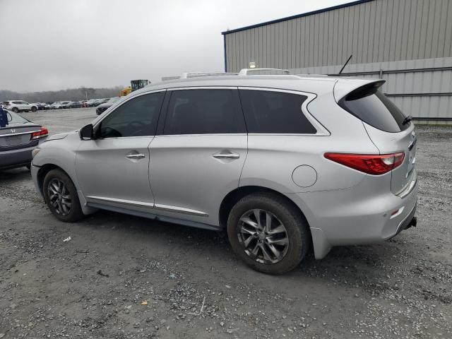 5N1AL0MM2DC314256 - 2013 INFINITI JX35 GRAY photo 2