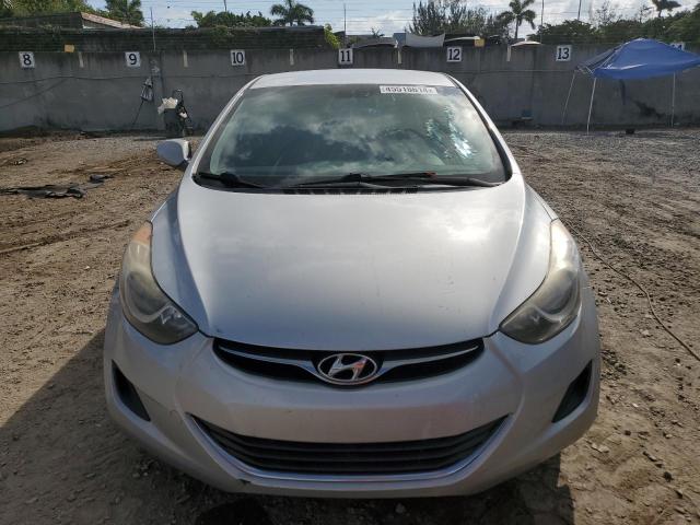 5NPDH4AE1DH412206 - 2013 HYUNDAI ELANTRA GLS SILVER photo 5