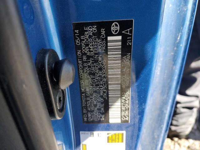 JTKJF5C74F3090245 - 2015 TOYOTA SCION TC ლურჯი ფოტო 12