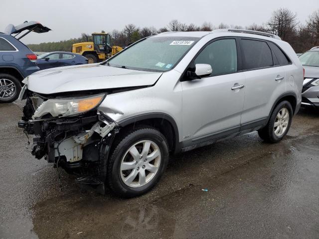 5XYKTCA69DG417556 - 2013 KIA SORENTO LX SILVER photo 1