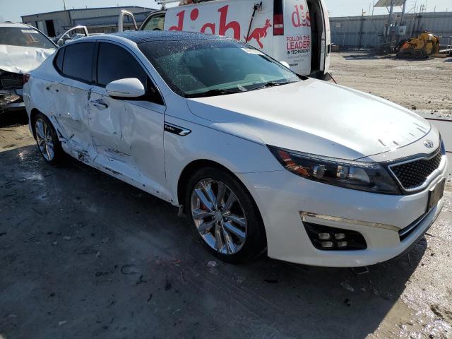 5XXGR4A67EG280374 - 2014 KIA OPTIMA SX WHITE photo 4