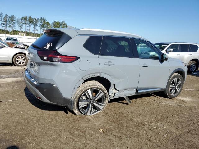 5N1AT3CA5MC793734 - 2021 NISSAN ROGUE SL GRAY photo 3