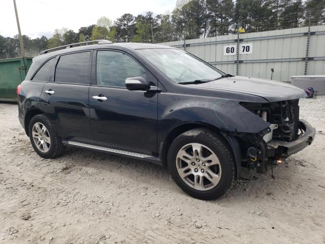 2HNYD286X9H519622 - 2009 ACURA MDX TECHNOLOGY BLACK photo 4