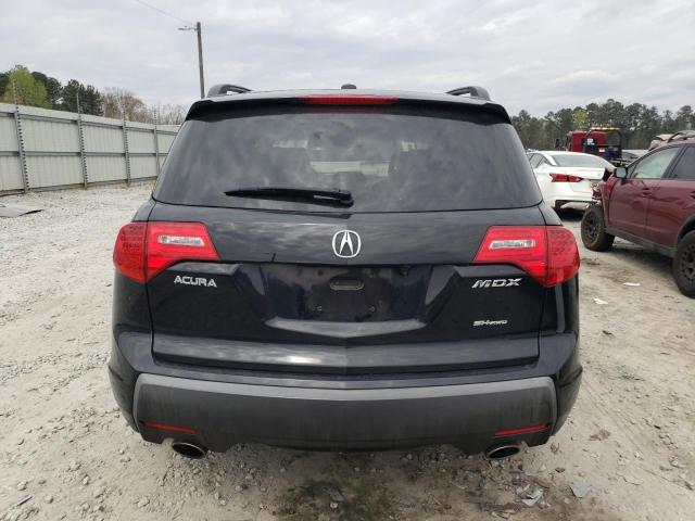 2HNYD286X9H519622 - 2009 ACURA MDX TECHNOLOGY BLACK photo 6