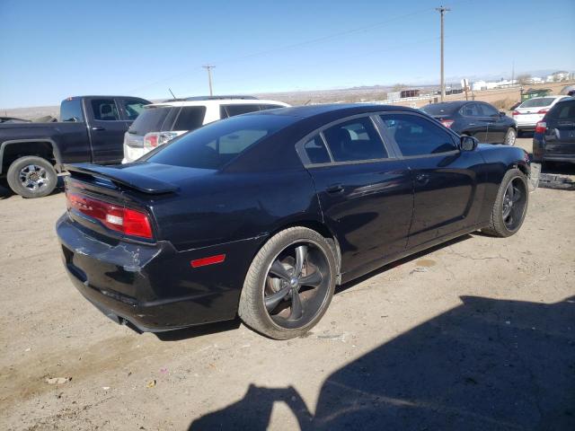 2B3CL3CG6BH509167 - 2011 DODGE CHARGER BLACK photo 3