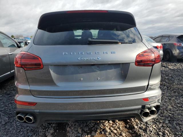 WP1AB2A27HLA51563 - 2017 PORSCHE CAYENNE S GRAY photo 6