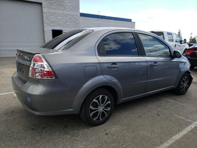 KL1TD5DEXAB109728 - 2010 CHEVROLET AVEO LS GRAY photo 3