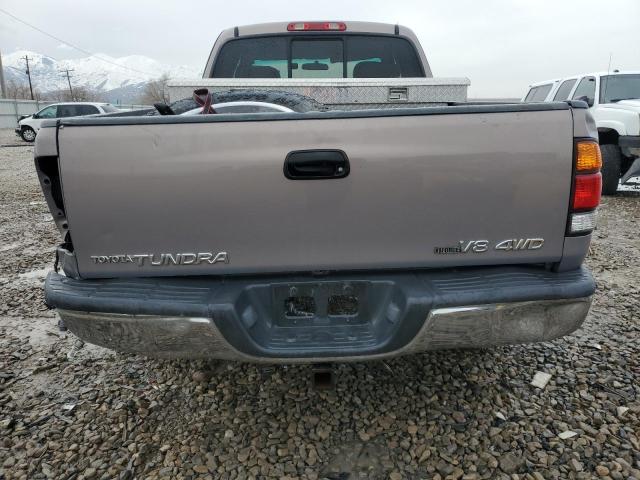 5TBBT44172S249804 - 2002 TOYOTA TUNDRA ACCESS CAB GRAY photo 6