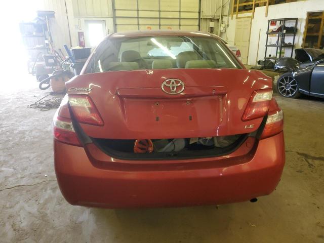 4T1BE46K47U043961 - 2007 TOYOTA CAMRY CE RED photo 6