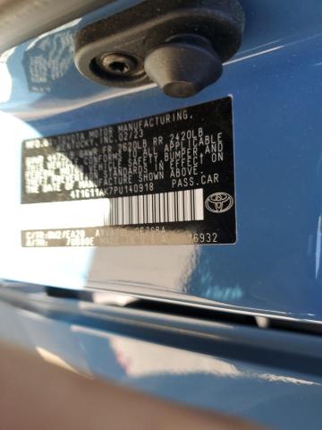 4T1G11AK7PU140918 - 2023 TOYOTA CAMRY SE NIGHT SHADE BLUE photo 12