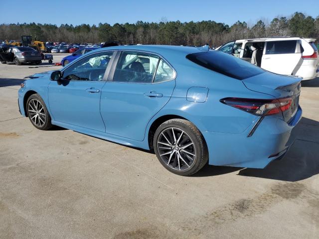 4T1G11AK7PU140918 - 2023 TOYOTA CAMRY SE NIGHT SHADE BLUE photo 2
