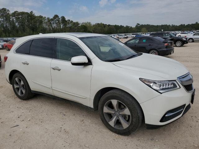 5FRYD3H22FB002002 - 2015 ACURA MDX WHITE photo 4