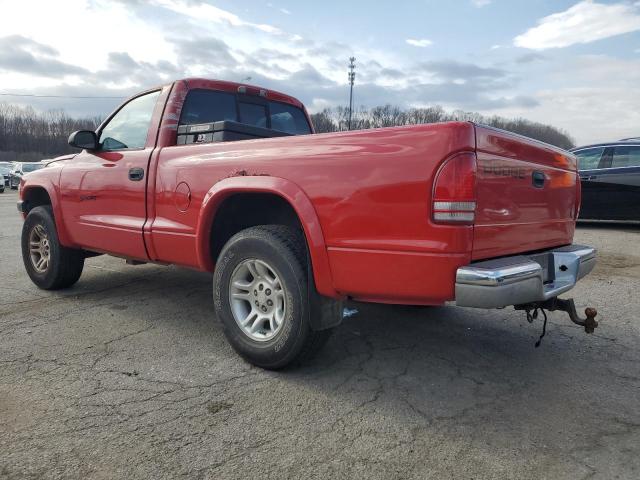 1B7GG26XX1S268084 - 2001 DODGE DAKOTA RED photo 2