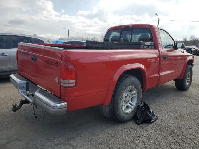 1B7GG26XX1S268084 - 2001 DODGE DAKOTA RED photo 3