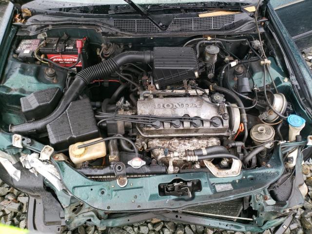 1HGEJ6676YL052190 - 2000 HONDA CIVIC LX GREEN photo 11