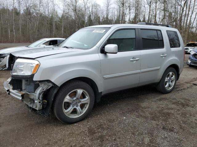 5FNYF4H52CB502054 - 2012 HONDA PILOT EXL SILVER photo 1