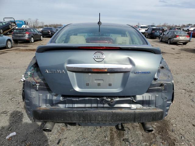 1N4CL2AP1BC108159 - 2011 NISSAN ALTIMA HYBRID GRAY photo 6