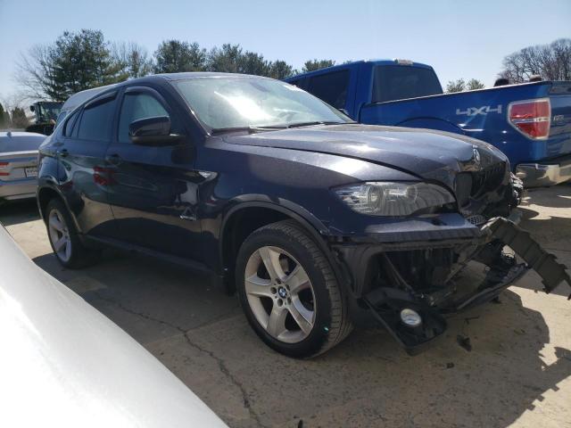 5UXFG2C56BLX05183 - 2011 BMW X6 XDRIVE35I BLUE photo 4