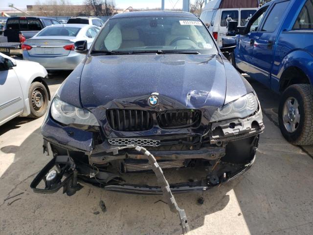 5UXFG2C56BLX05183 - 2011 BMW X6 XDRIVE35I BLUE photo 5