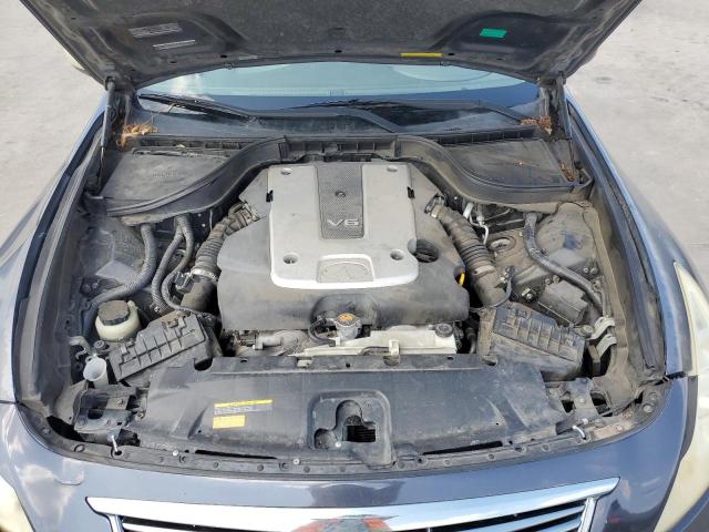 JN1DV6AP0CM810634 - 2012 INFINITI G25 BASE GRAY photo 11